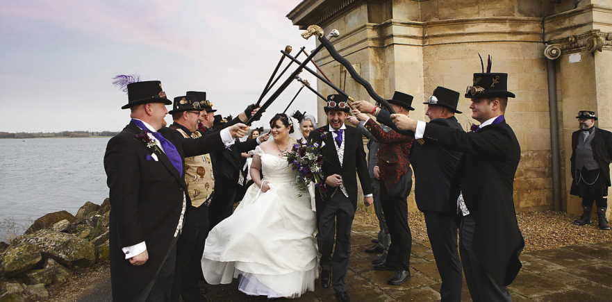 steampunk wedding decorations